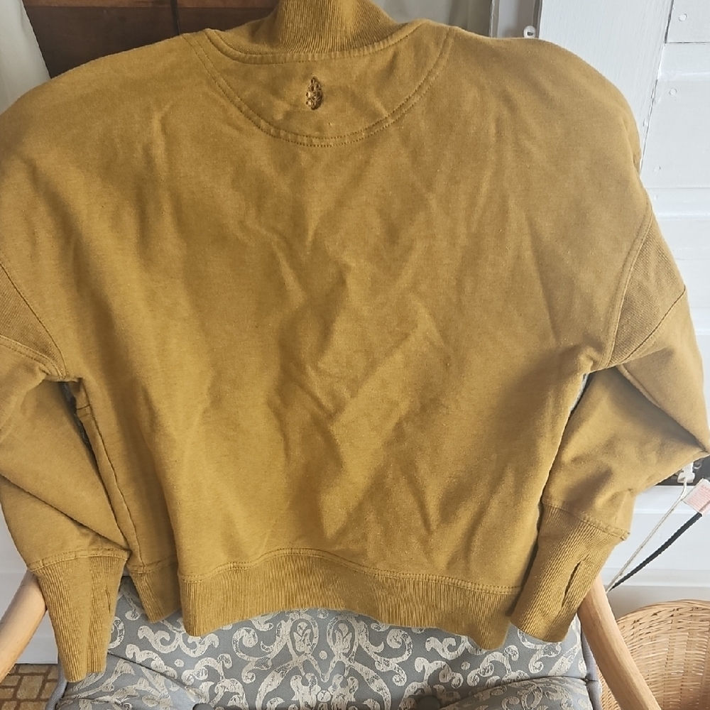 Mustard Yellow Cowl Neck Sweater with Textured Knit